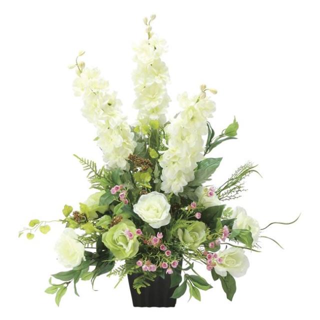 光の楽園(2025年版) ホワイトライン 品番：2498P135 高さ：62cm - アートクリエイション [光触媒/人工観葉植物] の通販は 14,850円