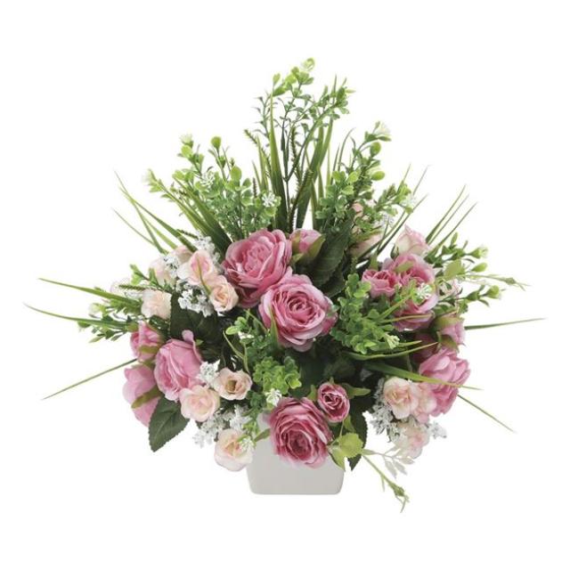 光の楽園(2025年版) マーブルピンク 品番：2588A70 高さ：34cm - アートクリエイション [光触媒/人工観葉植物] の通販は 6,468円