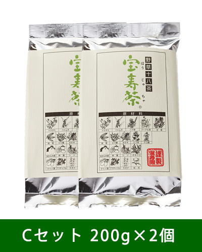 宝寿茶 Cセット 200g×2個入 - 宝寿園 の通販はau PAY マーケット