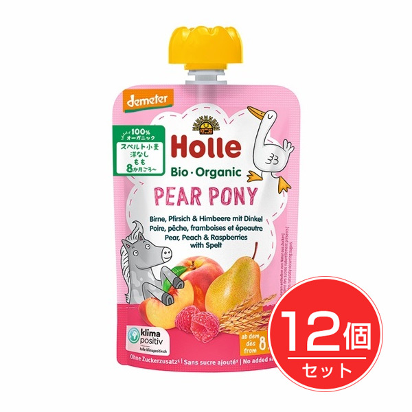 ホレ 有機ベビースムージー ペアーポニー 100g×12個セット - おもちゃ箱 