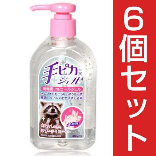 手ピカジェル 300ml 〔医薬部外品〕×6個セット 健栄製薬