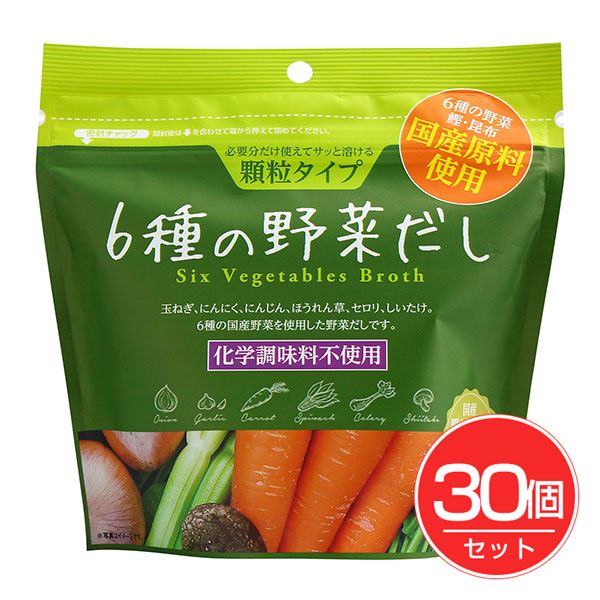 東海農産 6種の野菜だし 90g×30個セット - 東海農産