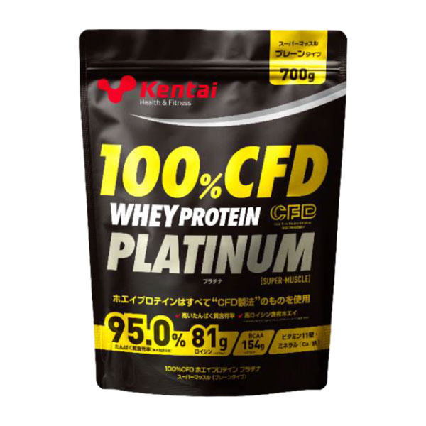 ケンタイ 100％CFDホエイプロテインプラチナ スーパーマッスル プレーンタイプ 700g - 健康体力研究所 [kentai] の通販は