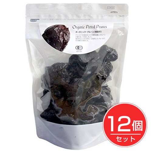 オーガニック プルーン 種抜き 450g×12個セット - ナチュラルキッチン