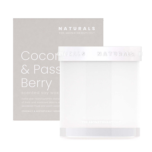 Naturals ナチュラルズ キャンドル ココナッツ＆パッションベリー 400g - 三和トレーディング