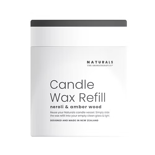 Naturals ナチュラルズ キャンドル ネロリ＆アンバーウッド 400g - 三和トレーディング Naturals ナチュラルズ キャンドル リフィル(詰め替え用） ネロリ