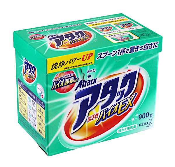 洗濯用洗剤(粉末) アタック 高活性バイオEX 900gの通販はau PAY