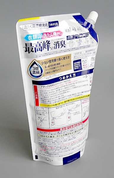 アタックZERO濃縮洗剤 詰め替え 洗濯用濃縮洗剤 アタックZERO 詰替用 760gの通販はau PAY マーケット