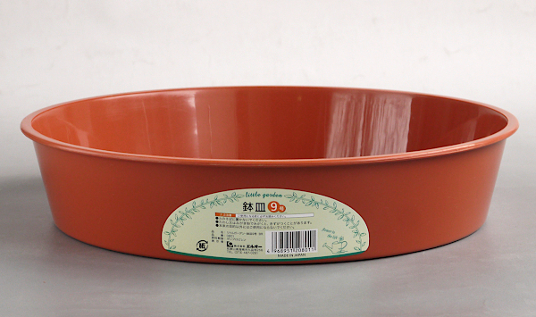 鉢皿 9号(直径29.7×高さ6cm) ブラウン (100円ショップ 100円均一