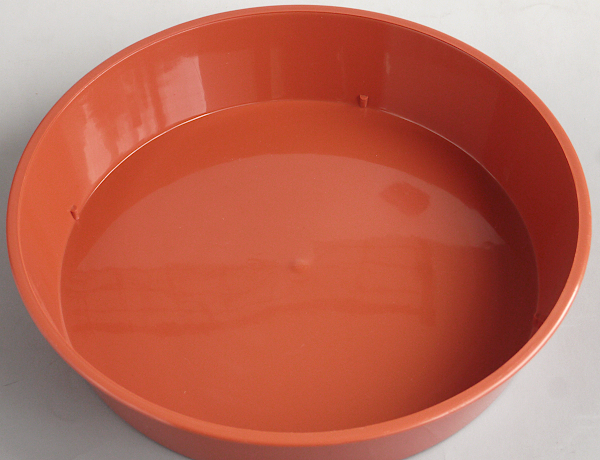 鉢皿 9号(直径29.7×高さ6cm) ブラウン (100円ショップ 100円均一