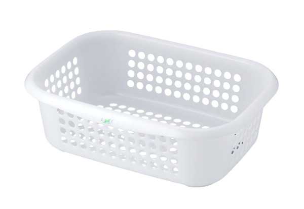 脱衣かご リーフ ナチュラル 52.2×38×高さ17cm