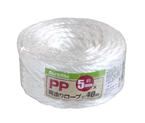 PP荷造りロープ 5mm×長さ40m (100円ショップ 100円均一 100均一 100均