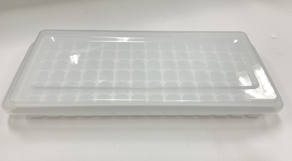 製氷皿 クラッシュ氷 84個取 フタ付 ゆきポン (100円ショップ