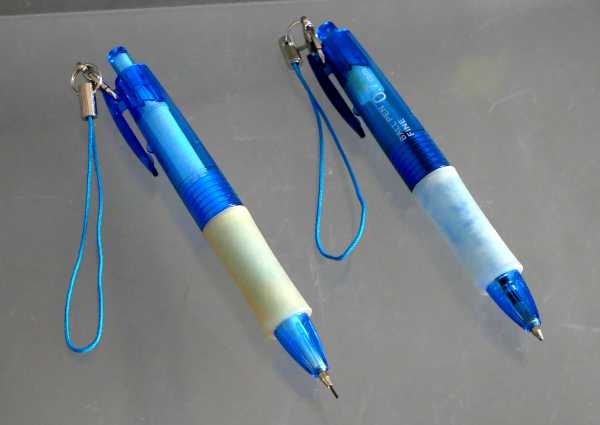 ミニボールペン&シャープペン ストラップ付 ［色指定不可］ (100円