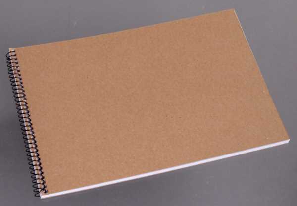 クラフトリングスケッチブック 17.2×24.7cm 26枚 (100円ショップ 100円 