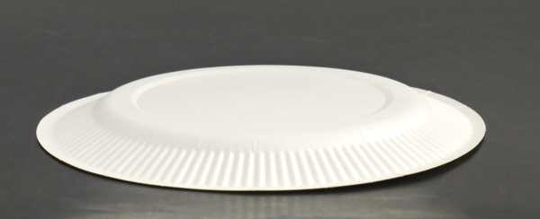 紙皿 ホワイト 直径18cm 14枚入 (100円ショップ 100円均一 100均一 100