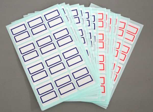 インデックス 枠線2色アソート Mサイズ(2.3×2.9cm) 192片入 (100円