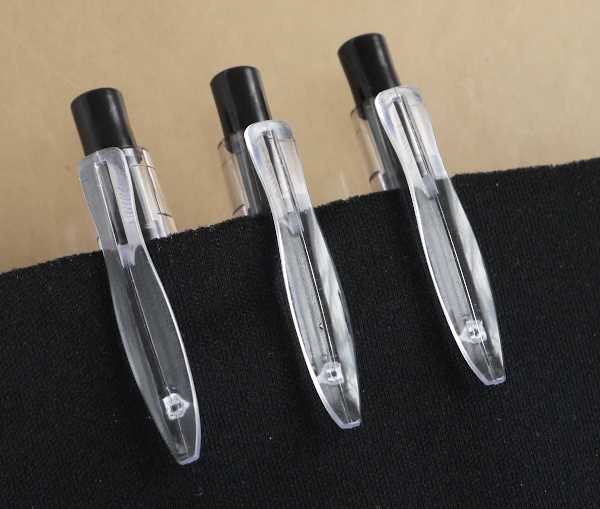 ノック式ボールペン 黒 ボール径0.7mm 3本入 (100円ショップ 100 ノック式ボールペン 黒 ボール径0.7mm 3本入 (100円ショップ 100