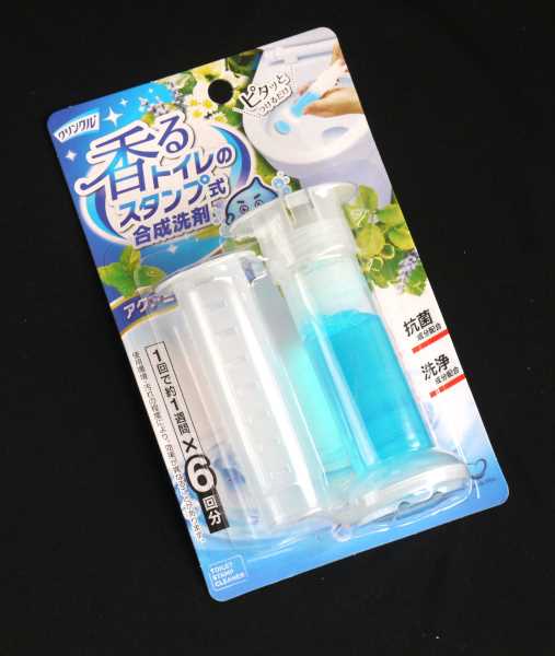 香るトイレのスタンプ式合成洗剤 クリンクル アクアミントの香り 6回分 