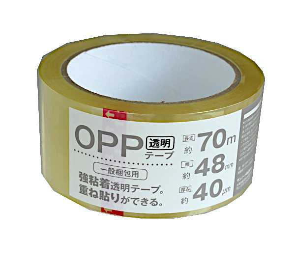 【訳アリ】OPPテープ 富士工業 FKK オーキッドOPPテープ No.165 透明 65μ 48mm×100m