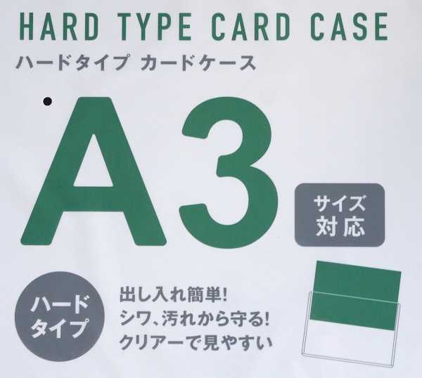 カードケース 硬質タイプ A3サイズ対応 31×43.7cmの通販はau PAY