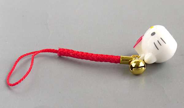 ストラップ ハローキティ マスコット鈴付 (100円ショップ 100円均一