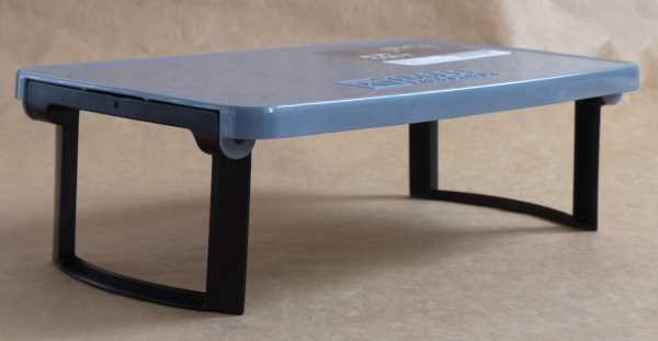 ミニテーブル THREEF ブルーグレー 28.4×17.5×高さ8.8cm (100円