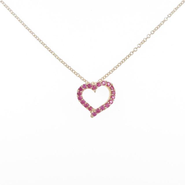 中古品 スタージュエリー ハート ルビーネックレスの通販はau Pay マーケット Komehyo