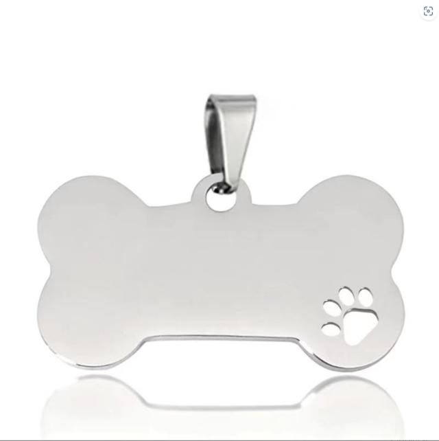 ペットネームタグ 迷子札 名札 犬 猫 Name ステンレス おしゃれ プレゼント 安心 連絡先 名入れ無料 シルバー ゴールドの通販はau Pay マーケット ギフトとノベルティーの店 Kssサービス