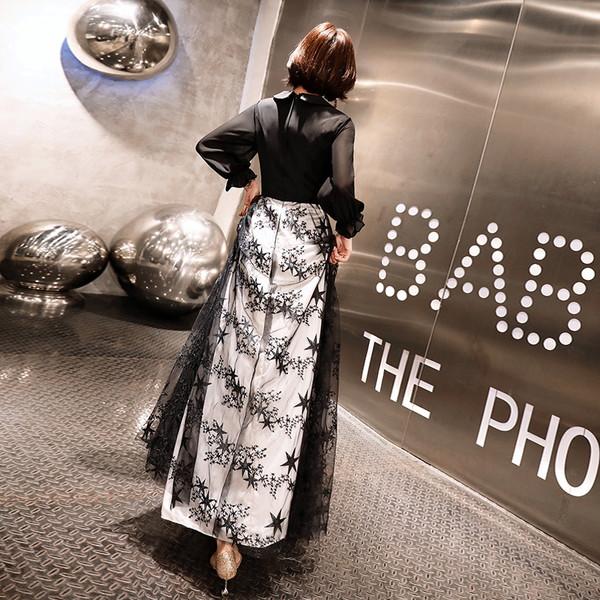 イブニングドレス 黒 パーティードレス 結婚式お呼ばれドレス 結婚式