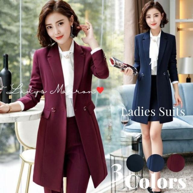 リクルートスーツ レディース 就活スーツ ビジネススーツ パンツスーツ 上下 レディーススーツ 女性スーツ 黒スーツ 紺スーツ セットアップスーツ スーツ 大学生 かっこいい セットアップ フォーマルスーツ スカートスーツ 3点セット 春 夏 秋 冬 可愛い