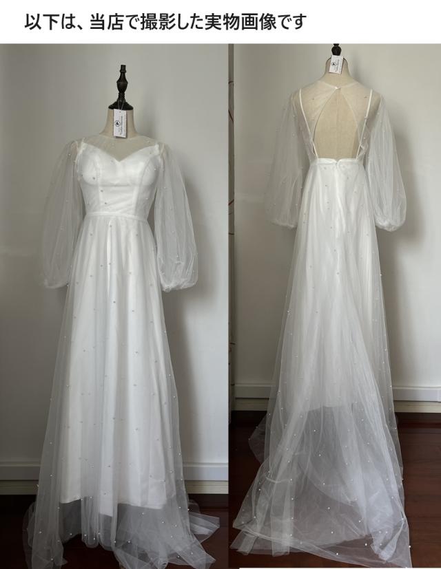 ウエディングドレス ウェディングドレス 白 前撮りドレス 白ワンピ 白