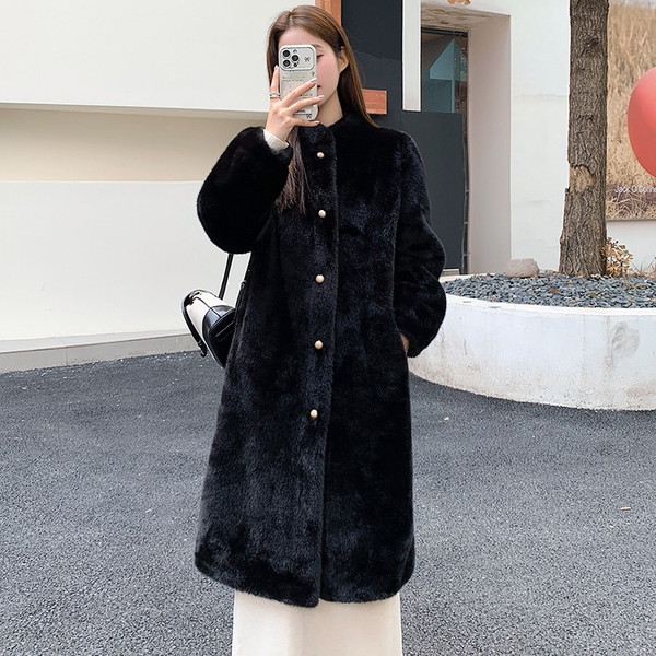 ボアコート ロングコート レディース ドレスコート 白コート 冬 白いコート 白ロングコート 白ボアコート 黒コート 可愛い 韓国 ガーリーコート お嬢様コート アウター フェミニン 20代 ノーカラーコート フェイクウール バンドカラー 長袖 ボアコート ロングコート レディース ドレスコート 白コート 冬 白い