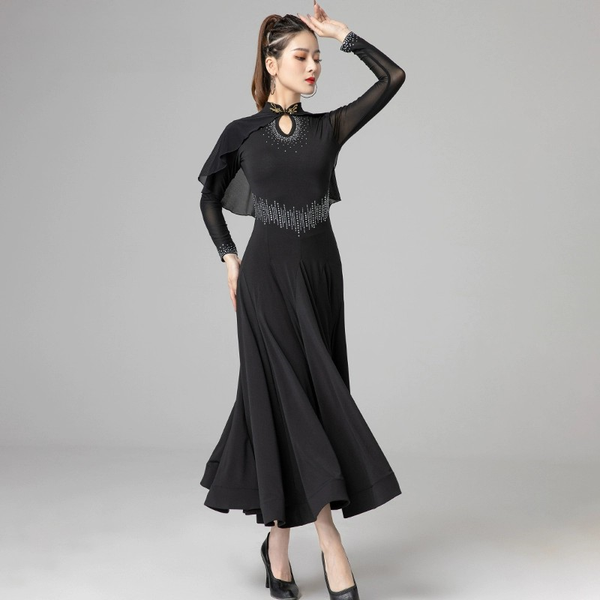 社交ダンス用 黒いロングドレス 社交ダンス用ロングドレス 黒 楽天市場