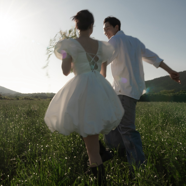 ミニウェディングドレス ウェディングドレス ミニ ミニ丈 韓国