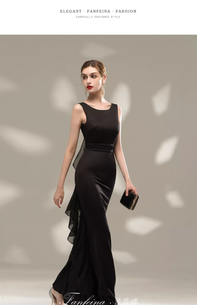 パーティードレス マーメイドドレス フリルドレス イブニングドレス