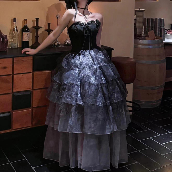 ゴシックドレス ロリータドレス かわいい ドレス 可愛い パーティー