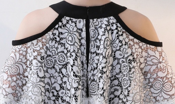 イブニングドレス 黒ドレス バイカラードレス ロングドレス パーティー