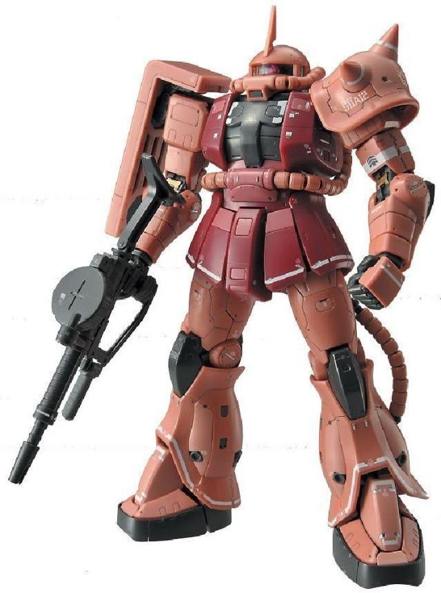 RG 機動戦士ガンダム MS-06S シャア専用ザク 1/144スケール 色分け済みプラモデルの通販は