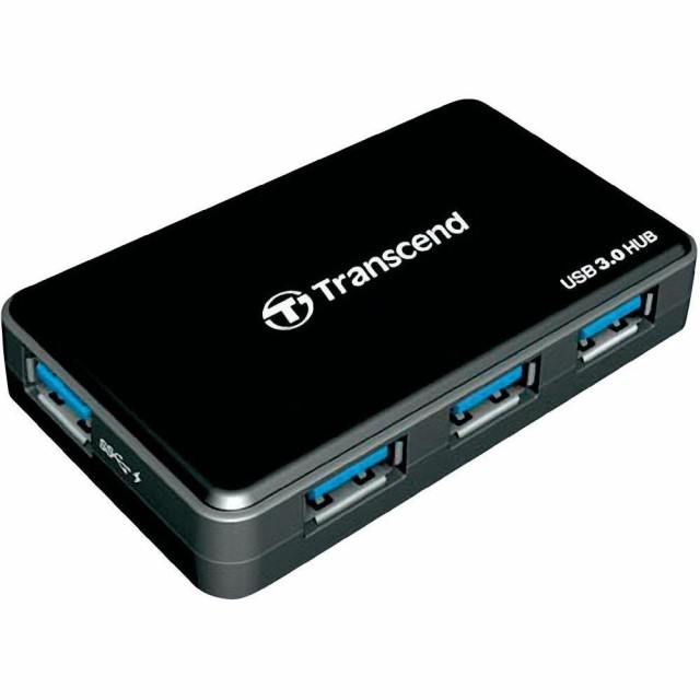 トランセンドジャパン Transcend USB 3.0/2.0対応 4ポート USB HUB ( iPad 高速充電対応 ) 2年保証 TS-HUB3K