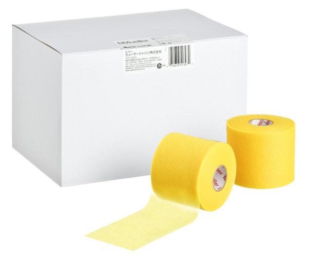 Mueller(ミューラー) Mラップ カラー ビッグゴールド Mwrap Colored Big Gold 70mm [12個入り] アンダーラップ スモールパック 23706 ゴールド 70mm