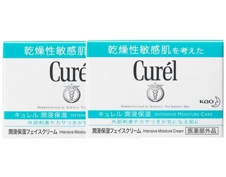 花王キュレル潤浸保湿フェイスクリーム 40g×2個セットの通販は