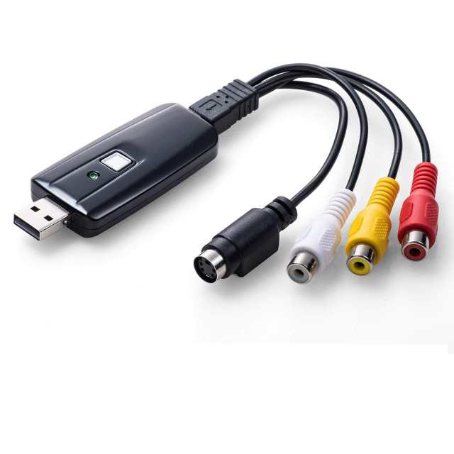 サンワダイレクト USBビデオキャプチャー VHS/8mmビデオテープ デジタル化 ソフト付 S端子 コンポジット 400-MEDI008