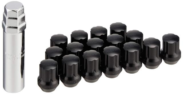 RAYS(レイズ) ジュラルミンナットセット ギアタイプ(ショート) M12X1.25 BK(ブラック) 16個セット 74012000011BK 10,400円