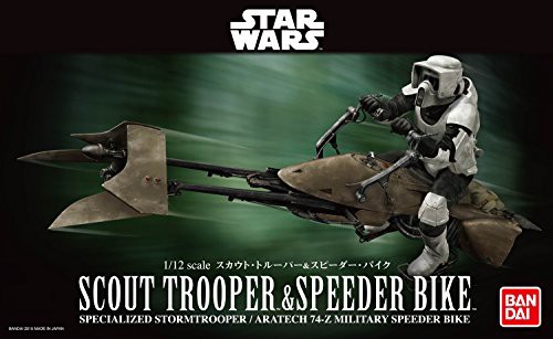 スター・ウォーズ スカウト・トルーパー スピーダー・バイク 1/12スケール プラモデル