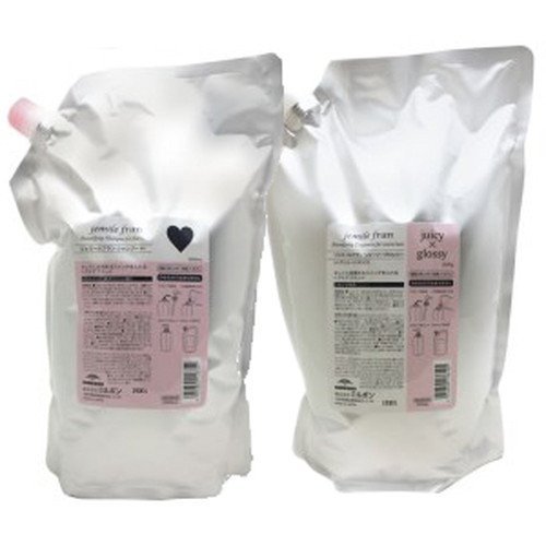 ミルボン ジェミールフラン シャンプー ハート H 2500ml + トリートメント ジューシーグロッシー 2500g 詰替・業務用セット
