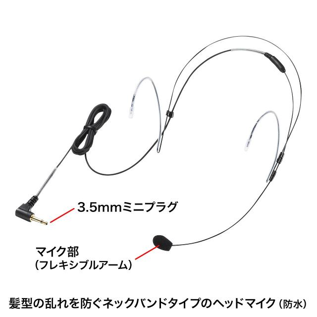サンワサプライ 防水ハンズフリー拡声器スピーカー MM-SPAMP6_4