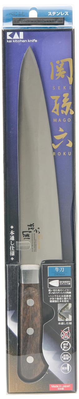 貝印(Kai Corporation) kai 関孫六 包丁 牛刀 240mm べにふじ AB-5442