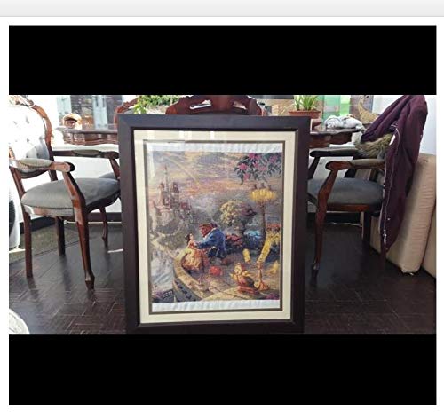 Beauty and Beast counted cross stitch kits 14 ct,300x348 stitch