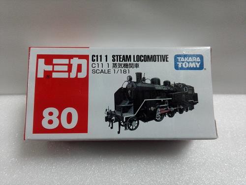 絶版トミカ No.80 C11 蒸気機関車 クレイジーミニカーサークル ケース付きの通販はその他